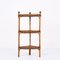 Mid-Century Triangular Bamboo and Rattan Italian Corner Shelves, 1970s, Image 7