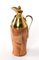 Mid-Century Goatskin and Brass Thermos Decanter by Aldo Tura for Macabo, Italy, 1950s 7