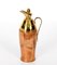 Mid-Century Goatskin and Brass Thermos Decanter by Aldo Tura for Macabo, Italy, 1950s, Image 4