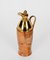 Mid-Century Goatskin and Brass Thermos Decanter by Aldo Tura for Macabo, Italy, 1950s, Image 2