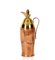 Mid-Century Goatskin and Brass Thermos Decanter by Aldo Tura for Macabo, Italy, 1950s 3