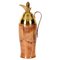 Mid-Century Goatskin and Brass Thermos Decanter by Aldo Tura for Macabo, Italy, 1950s 1