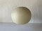 Round Rotaflex Ceiling Lamp in Cream, 1960s 1