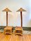 Floor Lamps with Table in Bamboo, Set of 2, Image 9