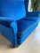 Antikes Sofa aus blauem Samt 5