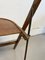 Antique Bern Folding Chair in Wood and Metal 2