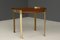 Table Basse en Bois et Laiton, Italie, 1960s 6