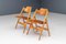 Beech and Plywood Folding Chairs by Egon Eiermann for Wilde & Spieth, 1952, Set of 18 2