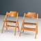 Beech and Plywood Folding Chairs by Egon Eiermann for Wilde & Spieth, 1952, Set of 18 3