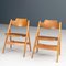 Beech and Plywood Folding Chairs by Egon Eiermann for Wilde & Spieth, 1952, Set of 18, Image 3
