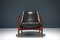 Leather and Teak Lounge Chair Sälen by Ib Kofod-Larsen, Sweden, 1950s, Image 3