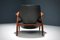 Leather and Teak Lounge Chair Sälen by Ib Kofod-Larsen, Sweden, 1950s 5