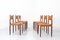 Rosewood and Leather Dining Chairs by Anders Jensen, Denmark, 1960s, Set of 6, Image 4