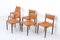 Rosewood and Leather Dining Chairs by Anders Jensen, Denmark, 1960s, Set of 6 6