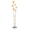 Carrara Marble and Lacquered Metal Floor Lamp Alberello, Italy, 1960s 3