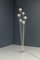 Carrara Marble and Lacquered Metal Floor Lamp Alberello, Italy, 1960s 1