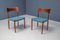 Dining Room Chairs by C. Linneberg for B. Pedersen, Denmark, 1970s, Set of 4 2