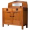 Art Deco Solid Oak and Coromandel Bar Cabinet, 1930s, Image 2