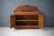 Art Deco Solid Oak and Coromandel Bar Cabinet, 1930s 3