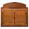 Art Deco Solid Oak and Coromandel Bar Cabinet, 1930s 1