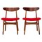 Chairs CH30 by Hans Wegner, Set of 3 2
