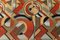 Französischer kubistischer Wandteppich aus Wolle & Seide, 1930er 2