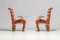 Fauteuils en Métal et Cuir, France, 1970s, Set de 4 7