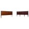 Large Italian Credenzas in Walnut and Mahogany by Paolo Buffa for Cassina, 1956, Set of 2, Image 1