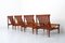 Danish 501 Lounge Chairs in Teak by Kai Lyngfeld Larsen from Søborg Møbelfabrik, 1950s, Set of 4 7