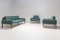 Italian Romantica Living Room Set in Walnut by Piero Ranzani for Elam, 1950s, Set of 3 3