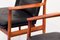 Danish Armchairs in Rosewood and Leather by Arne Vodder, 1960, Set of 2, Image 2