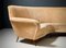 Italienisches Geschwungenes Weißes Sofa und Sessel von Isa Bergamo, 1950er, 3er Set 6