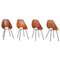 Medea Dining Chairs by Vitori Nobili for Brothers Tagliabue, 1955, Set of 4 1
