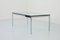 American Coffee Table in Glass and Chrome attributed to Florence Knoll, 1970s, Image 4