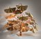 Lampada da terra Leaves in ottone di Tommaso Barbi per Bottega Gadda, anni '70, Immagine 2