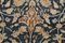 Vintage Teppich im Madallion Stil in Marineblau 8