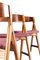 Vintage Dining Chairs by Henning Kjaernulf, Set of 4, Image 6
