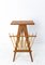 French Pierre Jeanneret Style Side Table and Magazine Rack Stand, 1960, Image 2