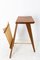 French Pierre Jeanneret Style Side Table and Magazine Rack Stand, 1960 6