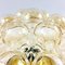 Very Large Mid-Century German Amber Bubble Glass Flush Mount or Ceiling Lamp by Helena Tynell for Limburg, 1970s, Image 5