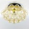 Very Large Mid-Century German Amber Bubble Glass Flush Mount or Ceiling Lamp by Helena Tynell for Limburg, 1970s, Image 2