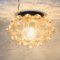 Very Large Mid-Century German Amber Bubble Glass Flush Mount or Ceiling Lamp by Helena Tynell for Limburg, 1970s, Image 7
