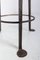 Spanish Breakfast Bar Stool in Elm Top and Wrought Iron, 1960 5