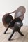 Vintage Stuhl aus geschnitztem Holz & Rattan, 1960er 8