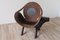 Vintage Stuhl aus geschnitztem Holz & Rattan, 1960er 10