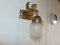Art Deco Swan Shaped Wall Lamp in Brass 2