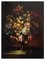Bodegón de flores, escuela holandesa, Italia, óleo sobre lienzo, enmarcado, Imagen 2