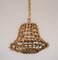 Italienische Vintage Deckenlampe aus Bambus, 1960er 11