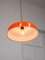 Space Age Pendant Lamp in Orange, Image 4