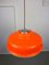 Lampada a sospensione Space Age arancione, Immagine 7